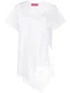 Viktor & Rolf Floating Time Mesh-panel T-shirt In White