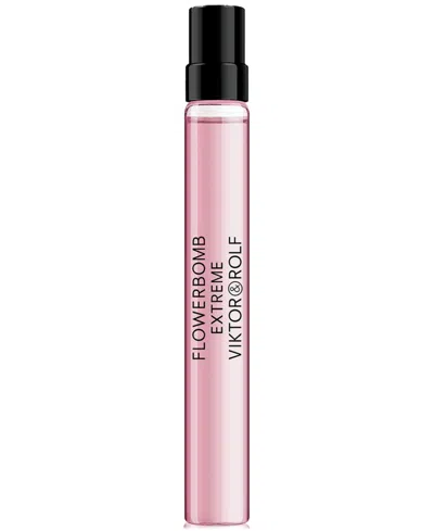 Viktor & Rolf Flowerbomb Extreme Eau De Parfum Intense Travel Spray, 0.34 Oz. In No Color