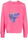 Viktor & Rolf Grape Graphic-print Sweatshirt In Rosa