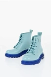 Viktor & Rolf Lace-up Rubber Combat Booties With Carrion Sole