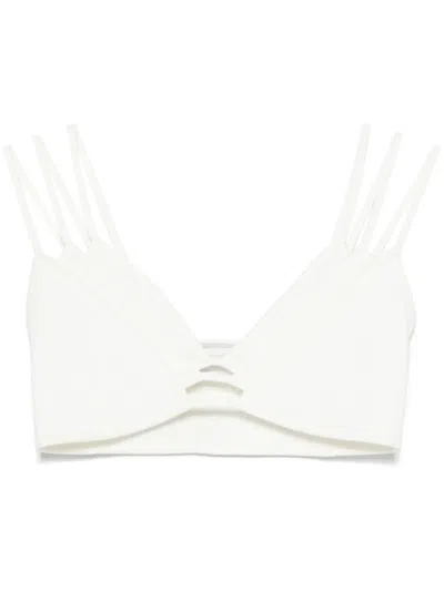 Viktor & Rolf Layered Cropped Top In White