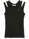 Viktor & Rolf Layered Tank Top In Black