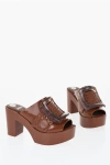 Viktor & Rolf Melissa Rubber Buckle Up Mules With Maxi Buckle 10cm