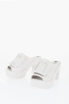 Viktor & Rolf Melissa Rubber Buckle Up Mules With Maxi Buckle 10cm