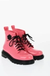 Viktor & Rolf Melissa Rubber Coturno Combat Booties With Contrasting Sole
