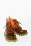 Viktor & Rolf Melissa Rubber Coturno Combat Booties With Contrasting Sole