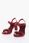 Viktor & Rolf Melissa Rubber Emme Blossom Sandals 7cm In Red