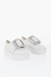 Viktor & Rolf Melissa Solid Color Rubber Derby Shoes With Maxi Bluckle And