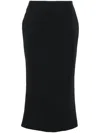 Viktor & Rolf Midi Pencil Skirt In Black