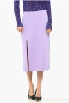 Viktor & Rolf Midi Straight Skirt With Split
