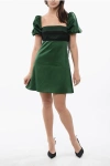 Viktor & Rolf Mini Dress With Lego Of Mutton Sleeves And Bow Detail