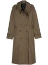 Viktor & Rolf Multi-layer Trench Coat In Brown