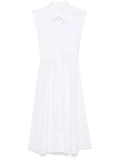 Viktor & Rolf Multi-layers Midi Shirt Dress In 白色