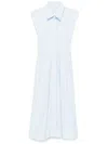 Viktor & Rolf Multi-layers Midi Shirt Dress In 蓝色