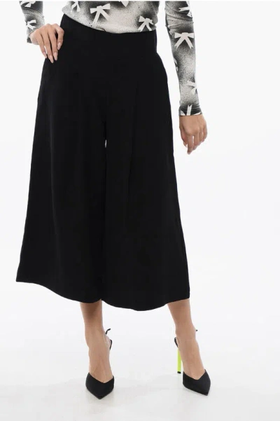Viktor & Rolf Pleated Queen Of The Streets High Waisted Pants In Black