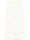 Viktor & Rolf Polka-dot Midi Skirt In White