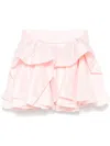 Viktor & Rolf Ruffled Mini Skirt In Peach