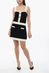 Viktor & Rolf Sleeveless Knit Dress In Black