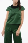 Viktor & Rolf Sleeveless Top With Tulle Collar