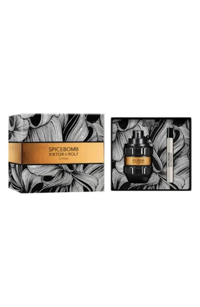 Viktor & Rolf Viktor&rolf Spicebomb Extreme Cologne Set $170 Value In White