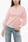 Viktor & Rolf Striped Pu**y Blouse