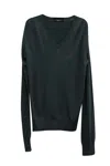 Viktor & Rolf Sweater In Grey Wool In Grey