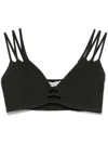Viktor & Rolf Triple-layer Bralette In Black