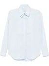 Viktor & Rolf Triple-layer Shirt In Blue