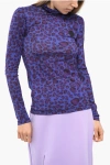 Viktor & Rolf Turtleneck Animalier Top