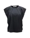 Viktor & Rolf Blouse With Pearl Detail In Black Viscose In Black