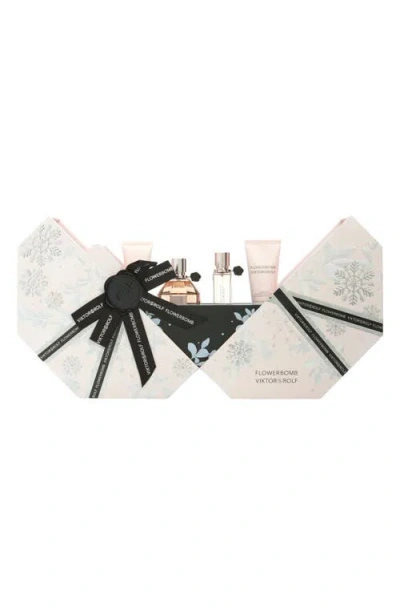 Viktor & Rolf Viktor&rolf Flowerbomb Eau De Parfum Luxury Holiday Gift Set (limited Edition) $270 Value In No Color