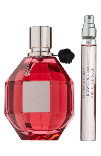Viktor & Rolf Viktor&rolf Flowerbomb Ruby Orchid 2-piece Eau De Parfum Gift Set $218 Value In No Color