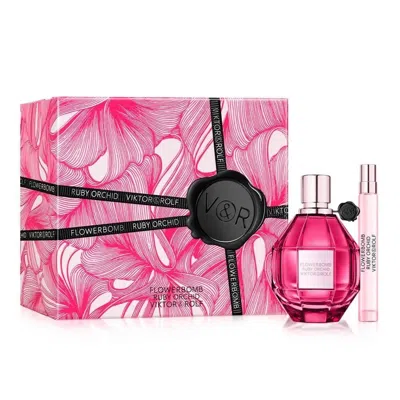 Viktor & Rolf Ladies Flowerbomb Ruby Orchid Gift Set Fragrances 3614274146370
