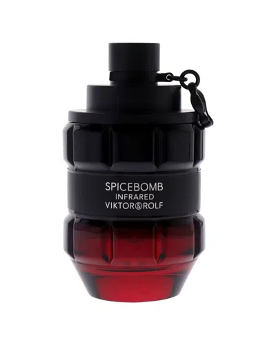 Viktor & Rolf Viktor And Rolf Men's 3.04oz Spicebomb Infrared Eau De Toilette In White