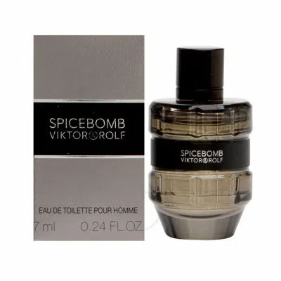 Viktor & Rolf Men's Spicebomb Edt 0.24 oz Fragrances 3605522085169 In White