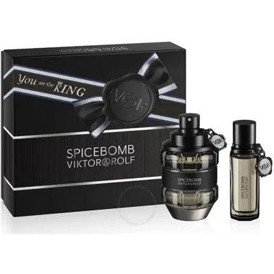 Viktor & Rolf Men's Spicebomb Gift Set Fragrances 3614273919388 In Pink