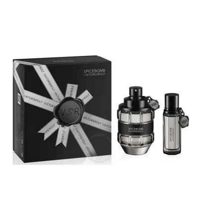 Viktor & Rolf Men's Spicebomb Gift Set Fragrances 3614274078060 In Pink