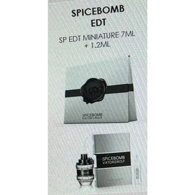 Viktor & Rolf Men's Spicebomb Gift Set Fragrances 3614274180930 In White