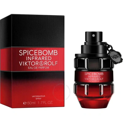 Viktor & Rolf Men's Spicebomb Infrared Edp 1.7 oz Fragrances 3614273886833 In Pink