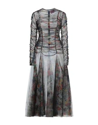 Viktor & Rolf Woman Maxi Dress Black Size M Polyester