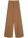 Viktor & Rolf Wide-leg Trousers In Brown