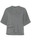 Viktor & Rolf Wool Top In Grey