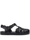 Viktor & Rolf X Mellisa Possession Lace Sandals In Black