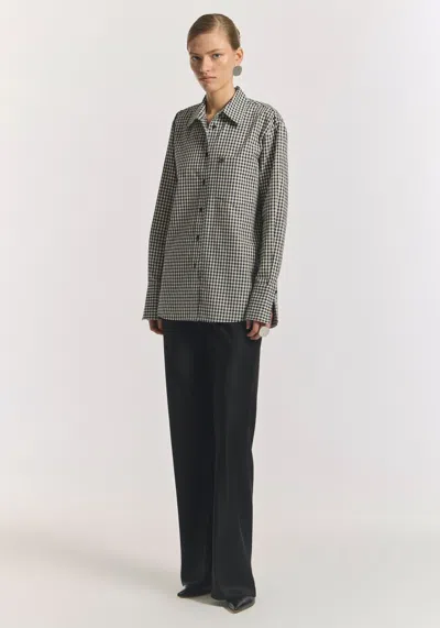 Viktoria & Woods Abbey Shirt In Gingham Check