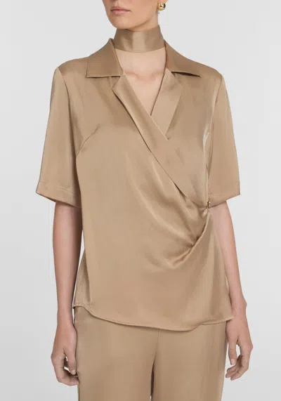 Viktoria & Woods Broadway Shirt In Brown