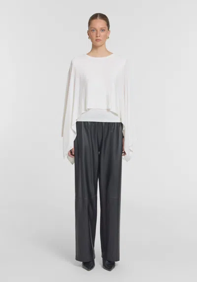Viktoria & Woods Cassius Wool Poncho In White