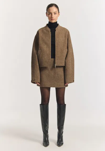 Viktoria & Woods Challenger Wool Jacket In Brown