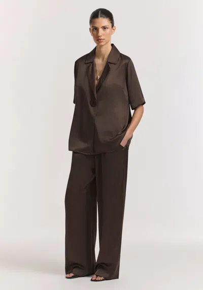 Viktoria & Woods Chorus Shirt In Brown