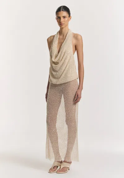 Viktoria & Woods Chromatic Halter Top In Neutral