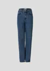 Viktoria & Woods Cobain High Waisted Jean In Classic Blue